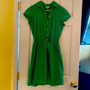 Green J.Crew dress